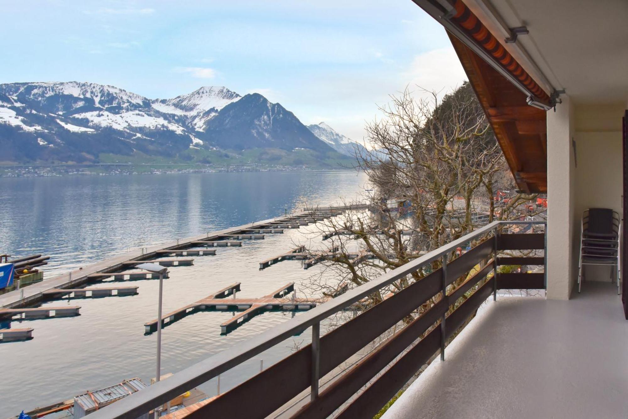 Modern And Charming Apartment On The Shores Of Lake Lucerne Gersau Exterior photo